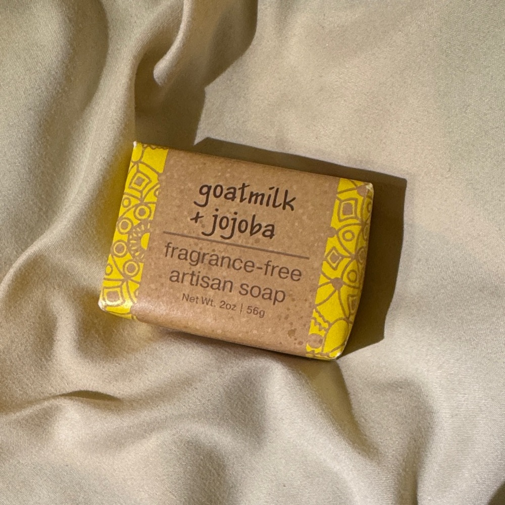 Fragrance-Free Artisan Solid Soap — Yellow